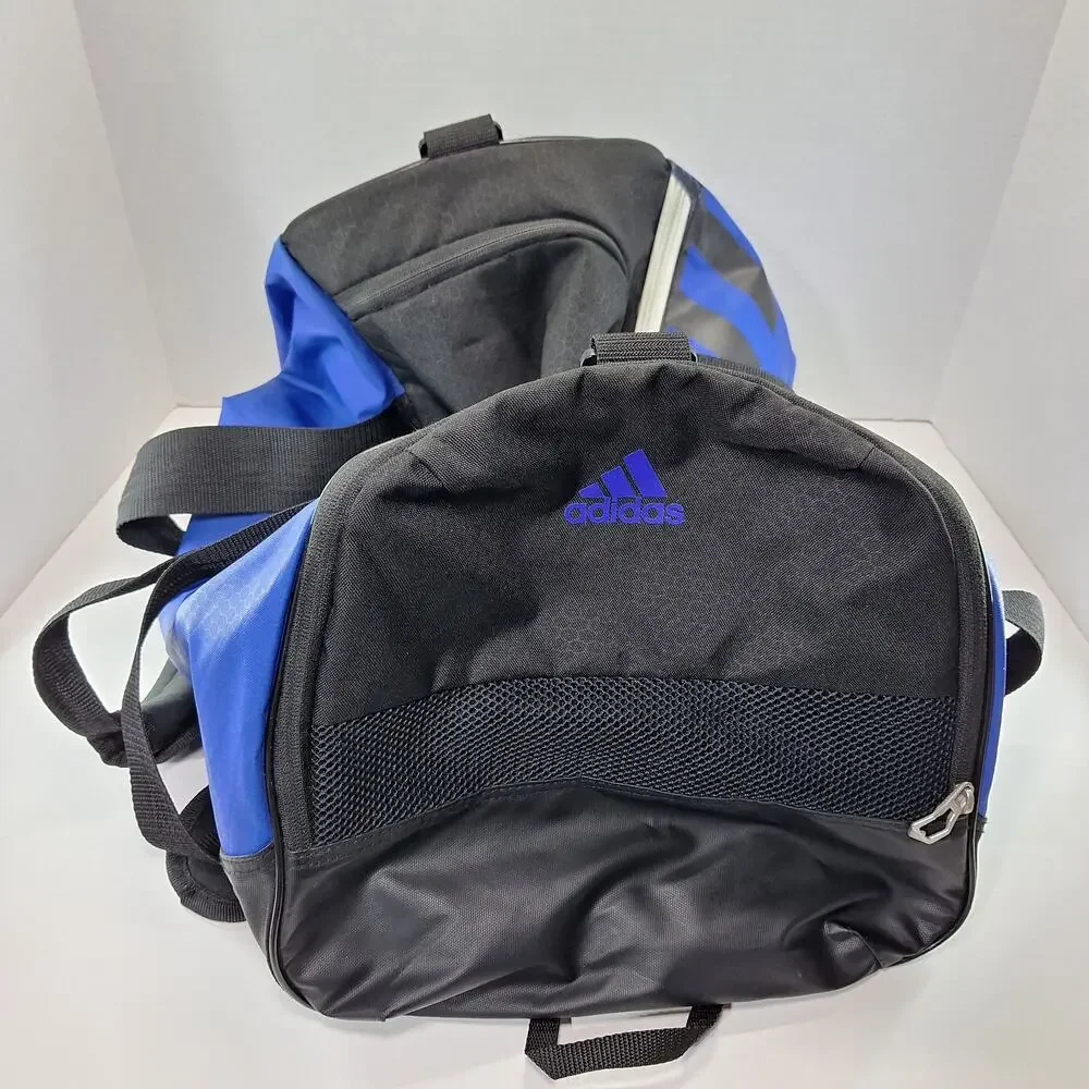 Adidas 2017 Team Issue Duffel Bag Medium Blue Hydro Shield Gym Sports Travel
